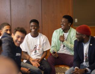 Group of guys laughing