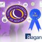 Community College of Denver logo and Ragan logo. A blue ribbon 1st place ribbon to represent the acknowledgement as a top place to work.