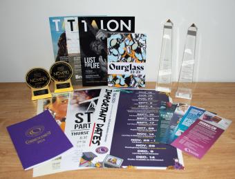 compilation of CCD marketing materials (flyers, posters, booklets) and awards